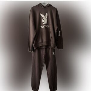 Playboy Chocolate Brown Tracksuit
